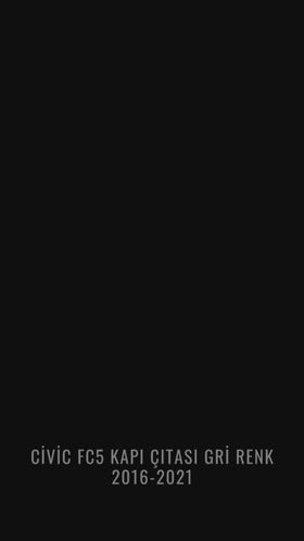 honda civic fc5 krom kapı çıtası