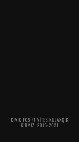 civic fc5 f1 vites kulakçık