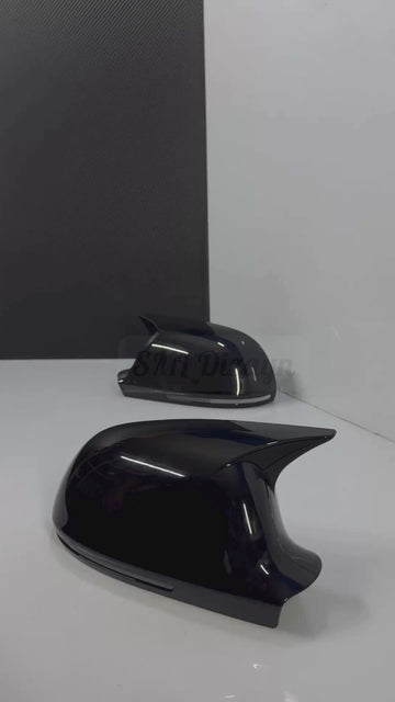 Audi A4 B8 2009-2012 Yarasa Ayna Kapağı - Parlak Siyah (Yapıştırma)