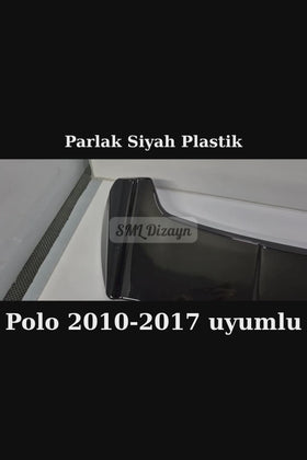 Polo Mk5 Yarasa Spoiler Spoyler 2010-2017 Parlak Siyah Plastik - 0