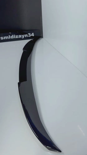 BMW E60 Yarasa Spoiler Parlak Siyah (2003-2010) Plastik