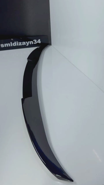 BMW E60 Yarasa Spoiler Parlak Siyah (2003-2010) Plastik
