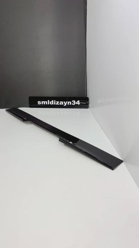 BMW F36 Gran Coupe Uyumlu Cam Üstü Spoiler - Piano Black Parlak Siyah Tavan Üstü Çıta Rüzgarlık (2014-2020)