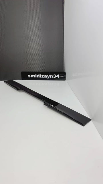 BMW F36 Gran Coupe Uyumlu Cam Üstü Spoiler - Piano Black Parlak Siyah Tavan Üstü Çıta Rüzgarlık (2014-2020)