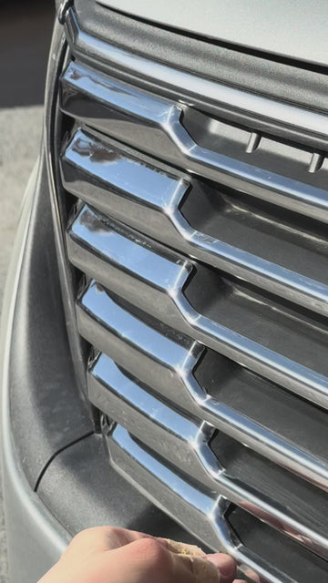 Ford Courier 2024-2026 Uyumlu Ön Panjur Krom Çıtası - 8 Parça Paslanmaz Çelik Aksesuar