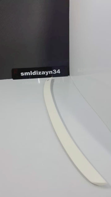 VW Jetta Mk6 Uyumlu Spoiler - Jetta Boyasız ABS Plastik Bagaj Üstü Spoyler Çıta (2011-2017)