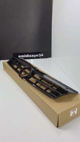 VW Polo MK5 Uyumlu R Ön Panjur - 6R 6C Piano Black Parlak Siyah Sport Panjur (2010-2017)