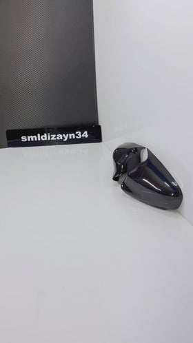 Peugeot 301 Uyumlu Yarasa Ayna Kapağı - Batman Stil Piano Black Parlak Siyah (2013-2024)  Ürün Özellikleri