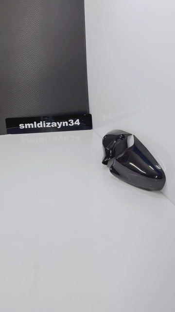Peugeot 301 Uyumlu Yarasa Ayna Kapağı - Batman Stil Piano Black Parlak Siyah (2013-2024)  Ürün Özellikleri