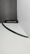 Audi A3 8V Sedan Uyumlu Yarasa Spoiler - M4 Stil İnce Model Parlak Siyah Plastik Bagaj Üstü Spoyler Çıta (2013-2020)