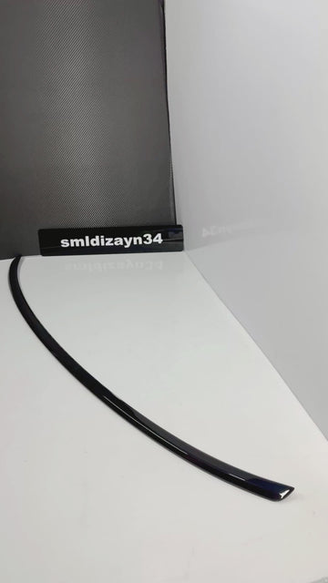 BMW G60 Uyumlu M5 Stil İnce Bagaj Spoiler - Piano Black Parlak Siyah Yeni 5 Serisi Rüzgarlık (2024-2025)