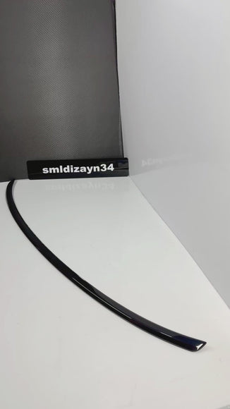 BMW G60 Uyumlu M5 Stil İnce Bagaj Spoiler - Piano Black Parlak Siyah Yeni 5 Serisi Rüzgarlık (2024-2025)