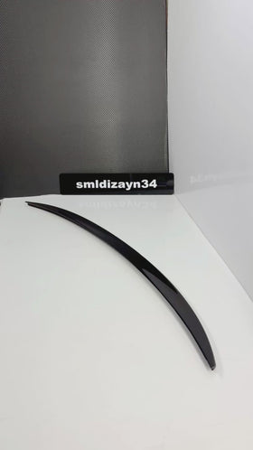 Audi A5 5F B9 Uyumlu Bagaj Üstü Spoiler - Piano Black Parlak Siyah Sportback & Coupe Rüzgarlık (2016-2024)