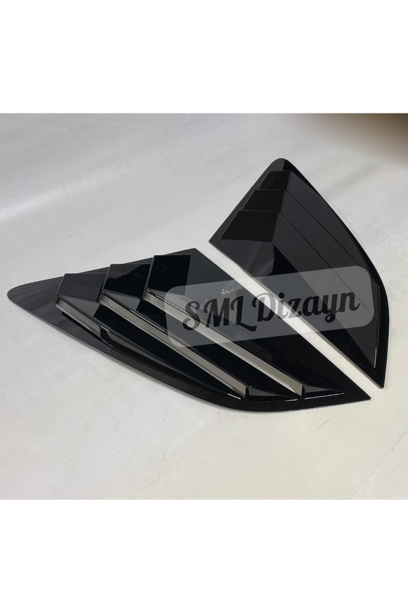 quarter window louvers scoops for audi a3 8v hatchback sportback