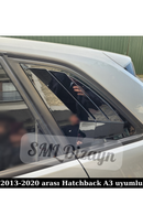 quarter window louvers scoops for audi a3 8v hatchback sportback