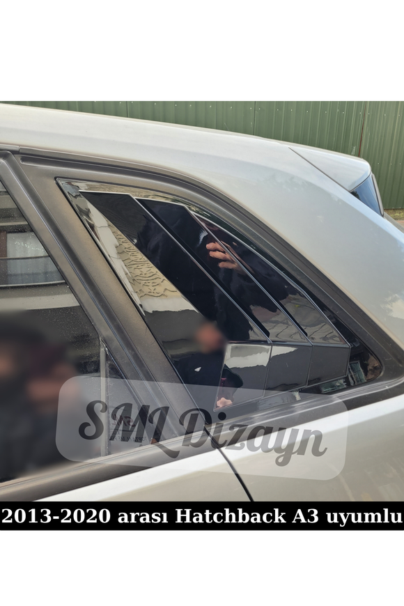 quarter window louvers scoops for audi a3 8v hatchback sportback