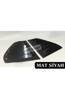 quarter window louvers scoops for volkswagen golf 7 and golf 7.5