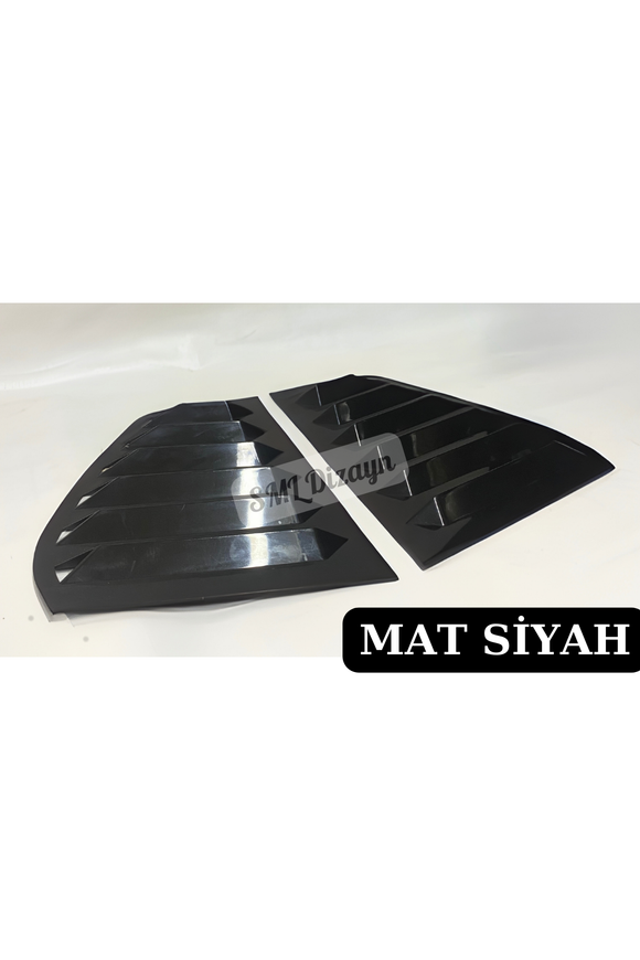 quarter window louvers scoops for volkswagen golf 7 and golf 7.5
