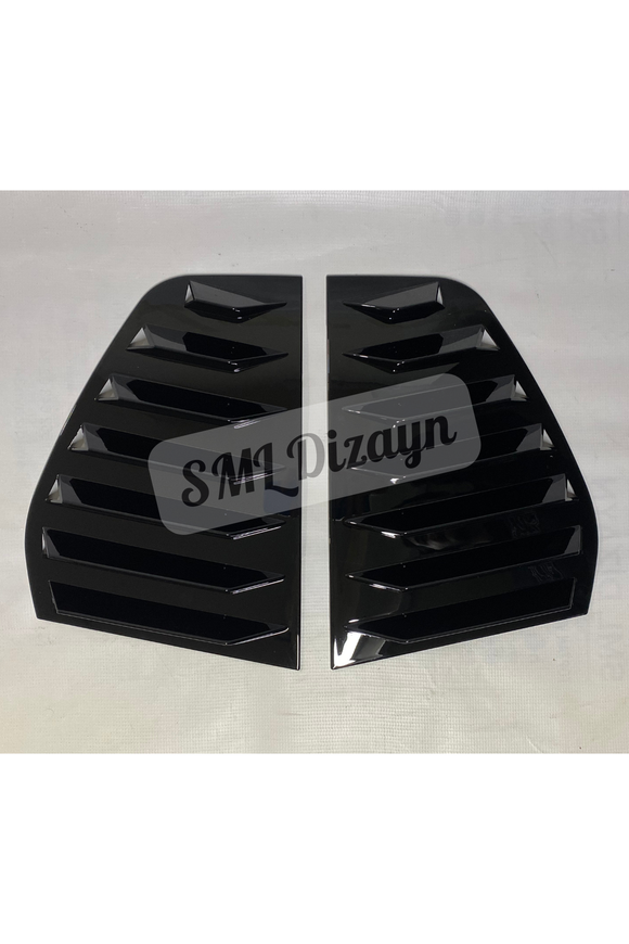 quarter window louvers scoops for volkswagen golf mk5
