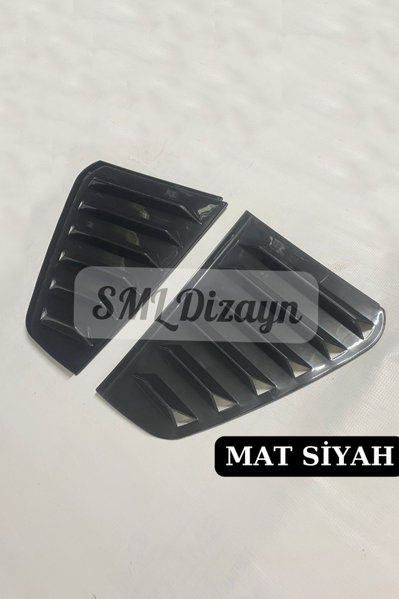 quarter window louvers scoops for volkswagen golf mk6