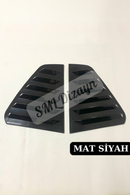 quarter window louvers scoops for volkswagen golf mk6