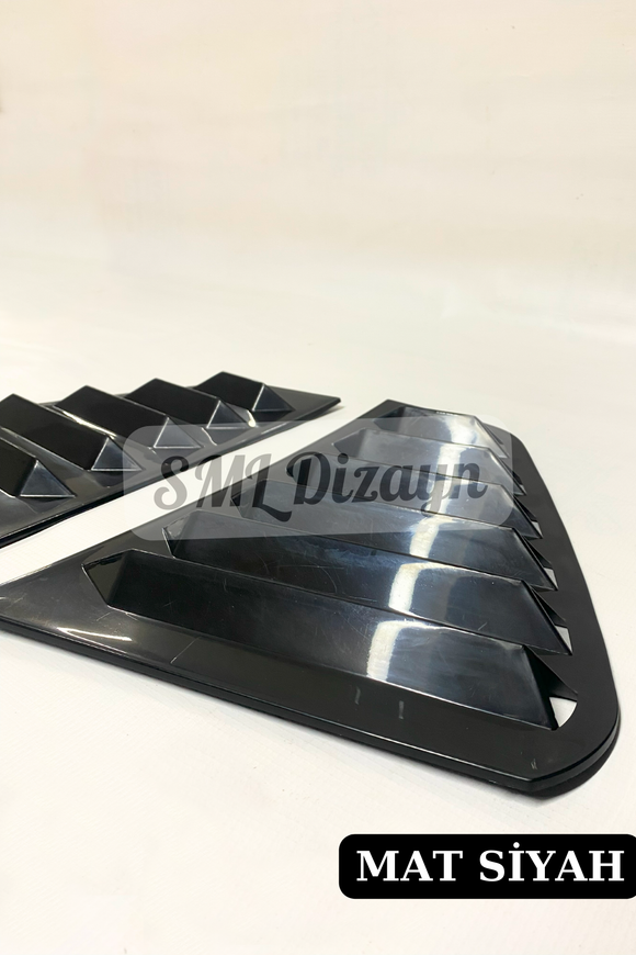 quarter window louvers scoops for volkswagen golf mk6