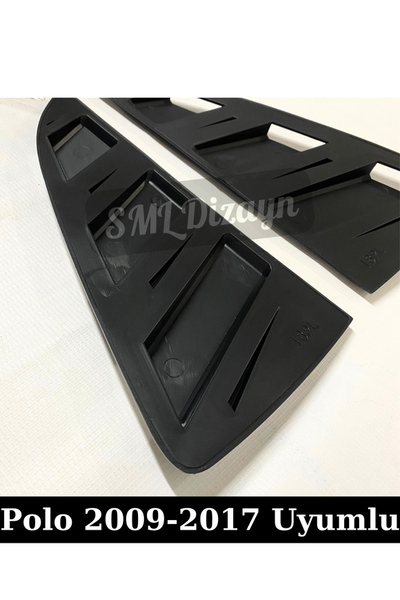 quarter window louvers scoops for volkswagen polo mk5