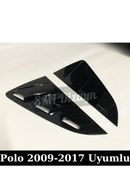 quarter window louvers scoops for volkswagen polo 6r-6c