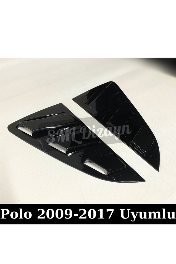 quarter window louvers scoops for volkswagen polo 6r-6c
