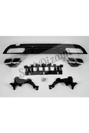 rear diffuser lip for mercedes w205 amg sedan
