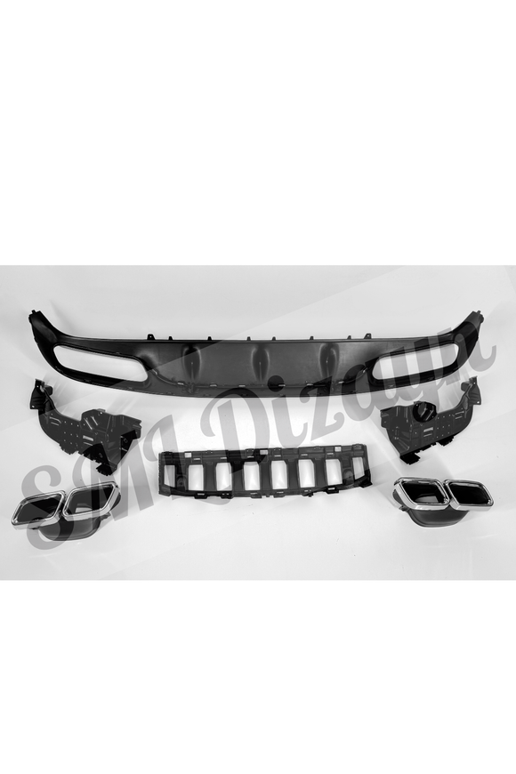 rear diffuser lip for w205 amg coupe
