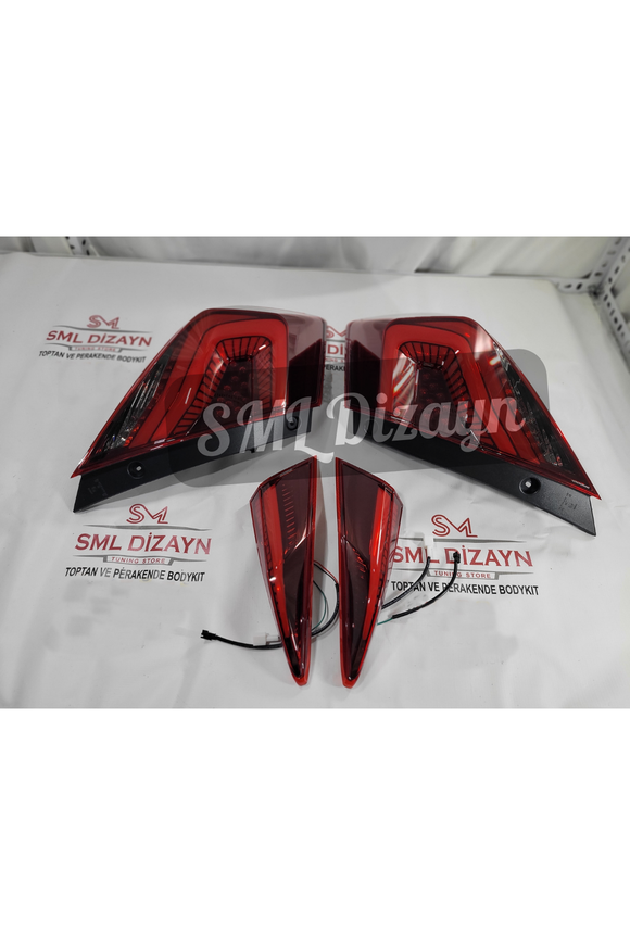 rear tail lamp led for honda civic 10th gen sedan