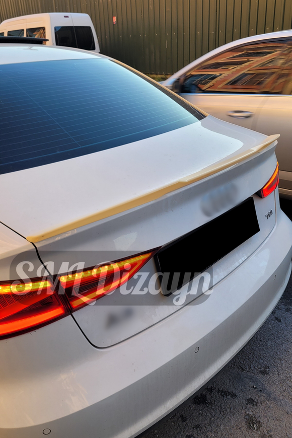 2013-2014-2015-2016-2017-2018-2019-2020 audi a3 8v sedan bagaj üstü spoiler spoyler