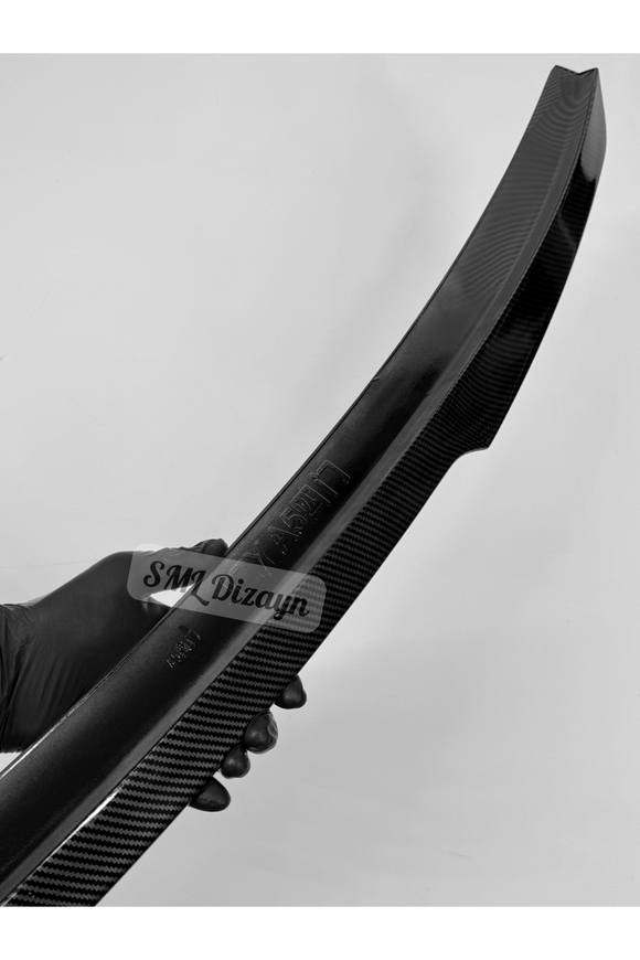 rear trunk carbon spoiler for audi af f5