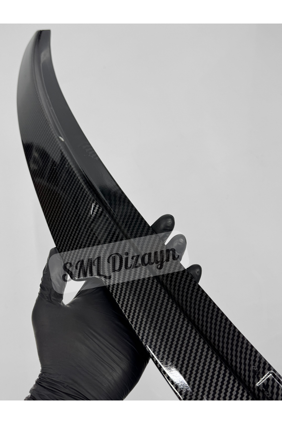 rear trunk spoiler for bmw g20 carbon look