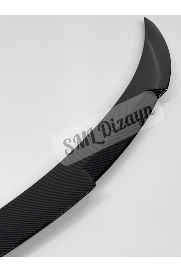 rear trunk spoiler for bmw g22 carbon look