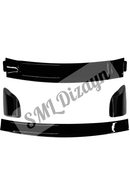 rear trunk spoielr for civic 8th gen