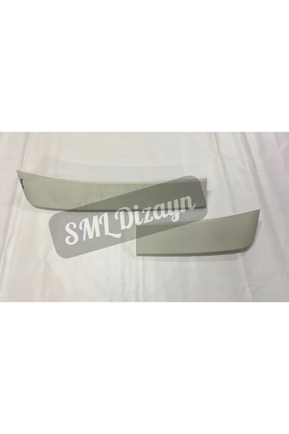 rear trunk spoiler for peugeot bipper, citroen nemo, fiat fiorino