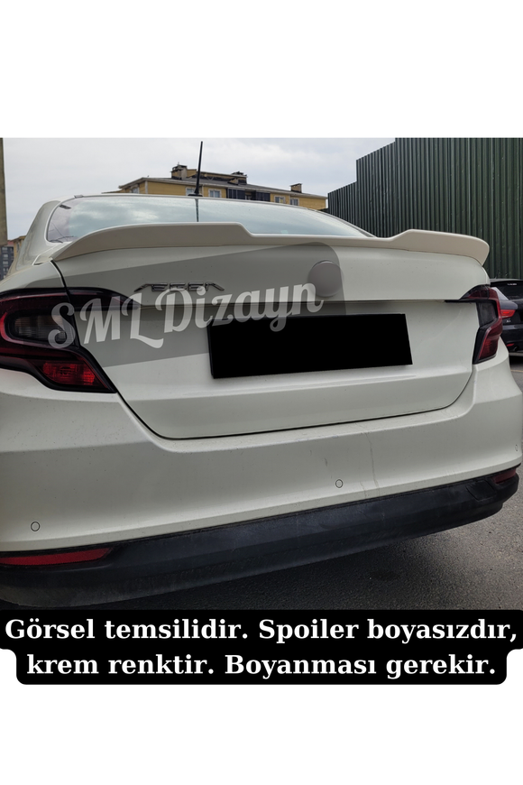 Egea Yarasa Spoiler Bagaj üstü Spoyler Boyasız 2015-2024