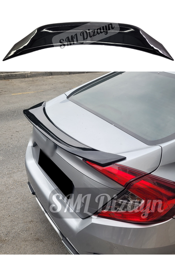 rear trunk spoiler for honda civic 10 th gen sedan