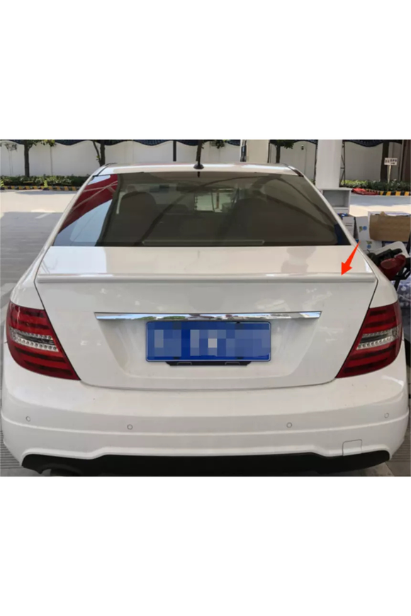 rear trunk amg spoiler for mercedes w204 c180-c200-c250-c300
