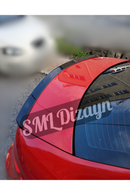 rear trunk amg spoiler for mercedes w204 c180-c200-c250-c300