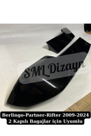 rear trunk spoiler for peugeot partner- peugeot rifter- citroen berlingo