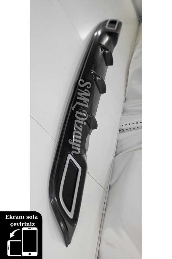 rear diffuser lip for renault clio 4