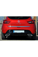 rear diffuser lip for 2012-2013-2014-2015-2016-2017-2018-2019 renault clio 4 difüzör difizör arka ek