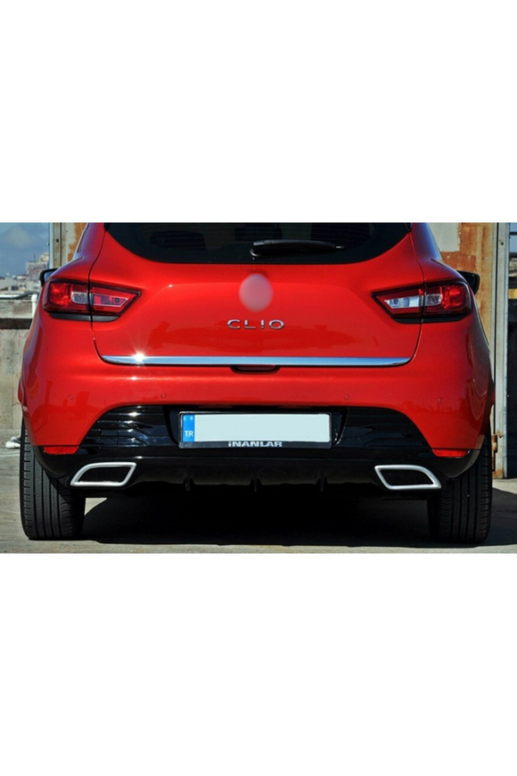 rear diffuser lip for 2012-2013-2014-2015-2016-2017-2018-2019 renault clio 4 difüzör difizör arka ek