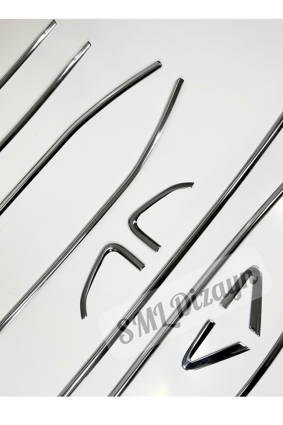 clio 4 krom cam çıtası