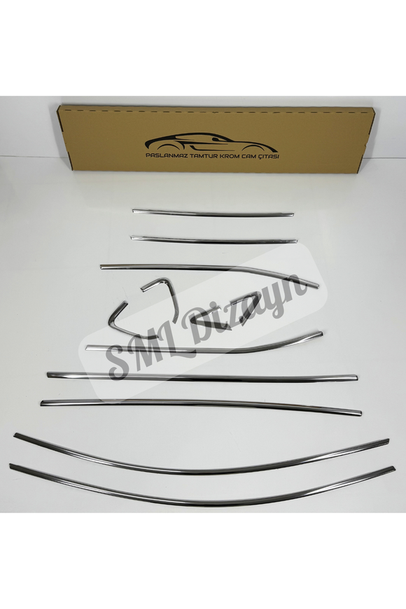 clio 4 krom cam çıtası