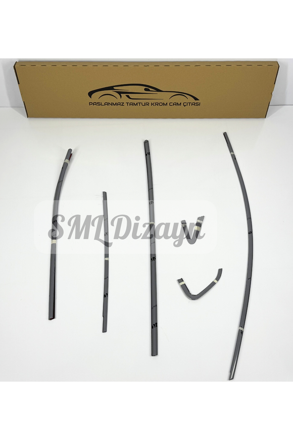 clio 4 krom cam çıtası