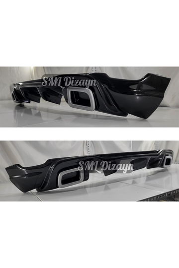 renault clio 4 rs arka ek tampon difüzör difizör